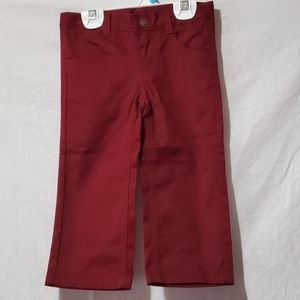 Nautica burgundy pants size 2t